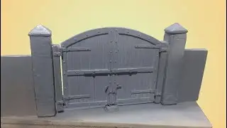 Tutorial - Come fare un portone di legno in scala 1/35.