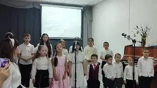 Участие детей на Рождественское служение 