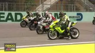 AMA Pro Motorcycle-Superstore.com SuperSport - Homestead-Miami Speedway Race 1 Highlights