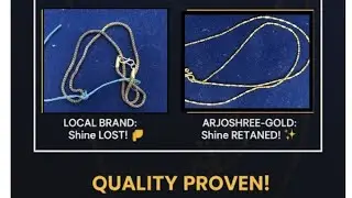1h boiled water challenege .&nbsp;Local Chain vs ARJOSHREE-GOLD Micro Gold Chain
