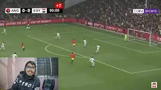 🔴LIVE : Angola vs Egypt | Africa Cup Of Nations 2025 | Full Match Streaming | PES 21 Simulation