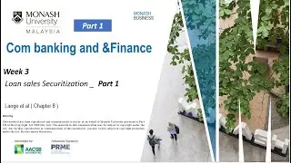 Loan sales and secularization  Part 1