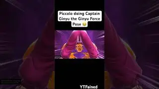 Piccolo doing Captain Ginyu the Ginyu Force Pose 😂 #shorts #dragonball