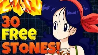 GET 30 FREE STONES FROM THE LAUNCH TREASURE HUNT EVENT | DBZ Dokkan Battle