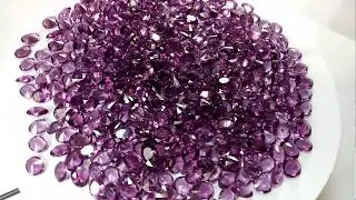 Amethyst Calibrated Size Oval Shaped Excellent Quality Lots in Wholesale Prices Lab Made