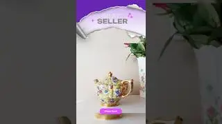 Sadler Teapot, Made in England, by James Sadler, Sophie Chintz, Vintage Teapot With Flowers, Gift...