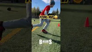 Skills camp young MVP, shows off his foot work. 🤩 Master your footwork early 👟🔥