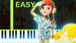 POK&Eacute;MON CONCIERGE THEME - EASY Piano Tutorial