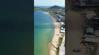 Nea Peramos, Kavala, Greece - by drone. #greece #drone #beach #holiday #kavala #turquoise #aegeansea