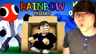 Playing Roblox Rainbow Friends @SSundee REACTION!