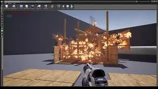 Fire Propagation System Test 7 - Unreal Engine 4