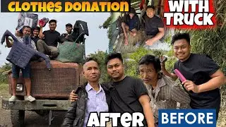 First world&rsquo;s record | Distribute Free clothes for needy people with Big Truck 🚚