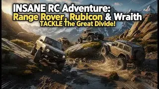 INSANE RC Adventure: Range Rover, Rubicon & Wraith TACKLE The Great Divide!