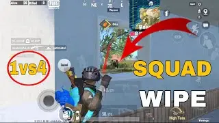 Feel The Clutch Without Music 🔥PUBG MOBILE LITE 1vs4 CLUTCH