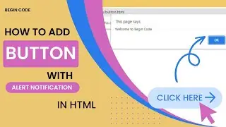 how to add button for notification alert in HTML | Begin Code | #htmltutorial #easyhtml