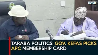 Taraba Politics: Gov. Kefas Picks APC Membership Card