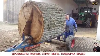 ДРОВОКОЛЫ РАЗНЫХ СТРАН МИРА, КАК ,ЧЕМ КОЛЯТ ДРОВА #12 / HOW FIREWOOD IS CUT IN DIFFERENT COUNTRIES