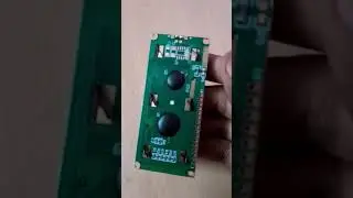 (1602) LCD display blue backlight #viral #trending #electronics #electronicsproject #diy #shorts