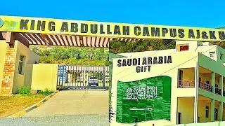 Saudi Arabia🇸🇦 Funded King Abdullah University Muzaffarabad AJK Drone View❤😍||M Saad Ali