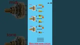 Bass mid tone circuit#electronic