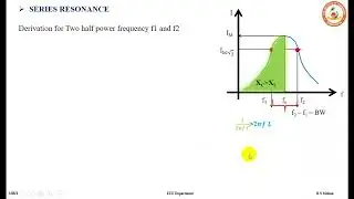 Resonance Half power frequency #circuitanalysis #electricalengineering