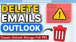 How to Bulk Delete Emails in Classic Outlook Desktop (2025 Step-by-Step Guide)