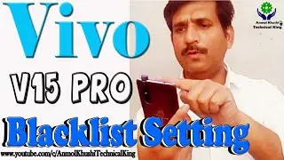 Vivo V15 Pro Blacklist Number Setting | Add and Remove Blacklist Number |