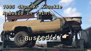 Toyota Solid Axle Knuckle Rebuild Timelapse!