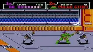 1992 TMNT: The Hyperstone Heist SEGA Genesis Old School retro game playthrough