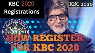 How to complete registration in KBC 2020 || कौन बनेगा करोड़पति मे online registration  कैसे करें ??