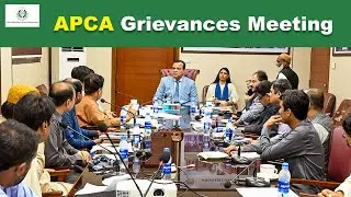 Secretary Zahid Ali Abbasi Addresses APCA Grievances Meeting | School Education&Literacy Department