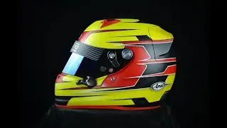 Custom Painted Arai SK-6 by Veneratio Designs
