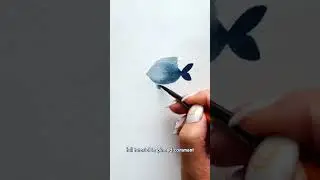 Easy Watercolor Fish Doodles