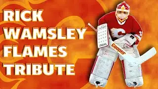1989-90 Rick Wamsley Calgary Flames Tribute  | Vintage Cooper Beer League GoPro Goalie