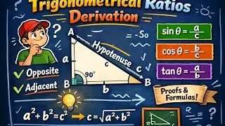 Maths: Finding Values of angles 0,30,45,60,90 degree for trigonometric ratio s .