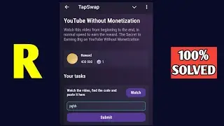 YouTube Without Monetization | Tapswap Code | The Secret to Earning YouTube Without Monetization