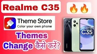 realme c35 themes settings | how to change theme in realme c35