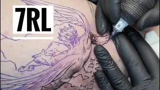 Falling Angel 7RL ONLY Tattoo