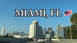 Driving Through Downtown Miami | 4K City Tour With Skyline Views