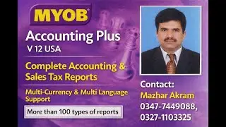MYOB Accounting Plus  V 12 USA &ndash; Complete Accounting & Sales Tax Reports |#myob | #account