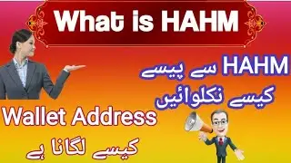 What is HAHM | Withdraw process | How to connect wallet Address|