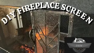 DIY Fireplace Screen, Design & Build