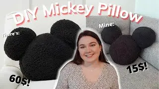 DIYing the Pottery Barn Mickey Pillow for my ✨Disney College Program✨