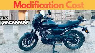 TVS Ronin All Accessories with cost, Bike Modification, Lucknow | REV IT WITH NAWAID