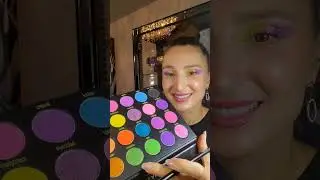 LOOK 2  DISCOVER NEW,COLORFUL,NEON PALETTE 🙃🤫💛💚💙💜💜💙💚💛 JOLIE  Beauty