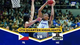 GILAS PILIPINAS vs. MACAU | 4TH QUARTER HIGHLIGHTS | 2025 GILAS SEND-OFF SHOWDOWN