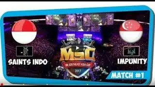 MSC Grand Final: Saints Indo vs Impunity #Match 1 - Mobile Legends