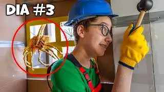 CONSTRUÍ o FORTE DE PAPELÃO em 3 DIAS e ALGO ASSUSTADOR APARECEU