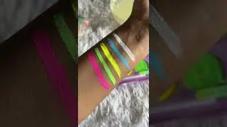 Swiss beauty water activated eyeliner - Neon #makeupshorts #makeupreview #eyeliner #eyemakeup