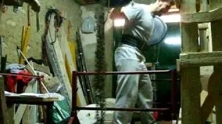 Squat overload 240kg (210+30kg catene in chiusura)